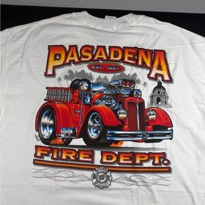 Vintage Pasadena Fire Dept. Graphic Tee | NWT